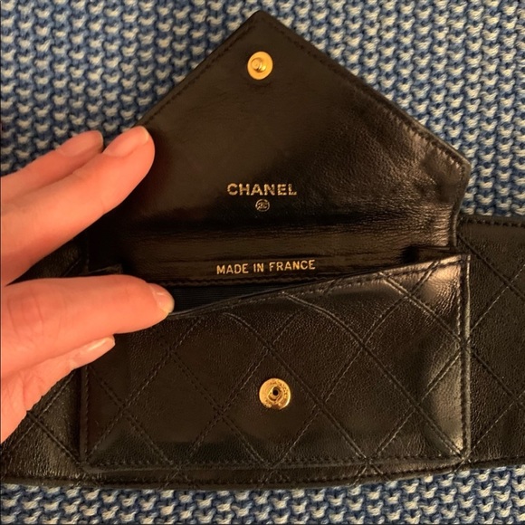 Chanel Vintage Leather Waist Belt & Card Case - Picture 7 of 9
